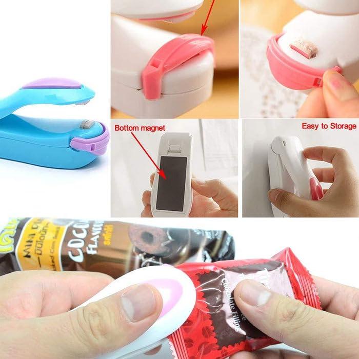 “Portable Mini Heat Sealer & Cutter – Keep Food Fresh Instantly”