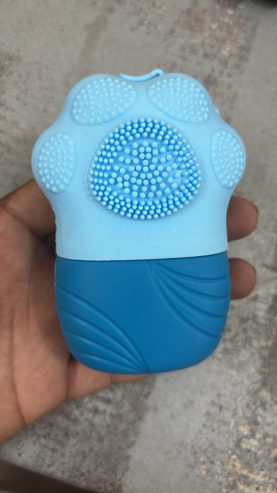 Paw Shaped Ice Roller for Face with Scrubber - Glowing Skin & Puffy Eyes